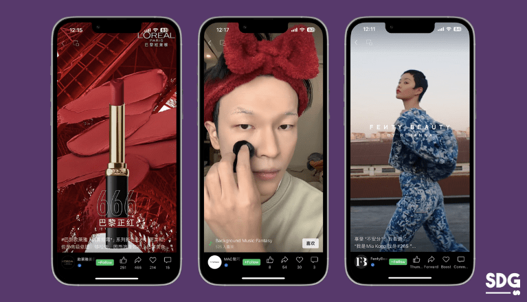 Global brands on WeChat channels